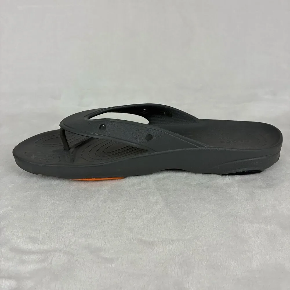 CROCS Classic All Terrain Flip Flops Men’s Size 15 Gray Water Resistant Shoes